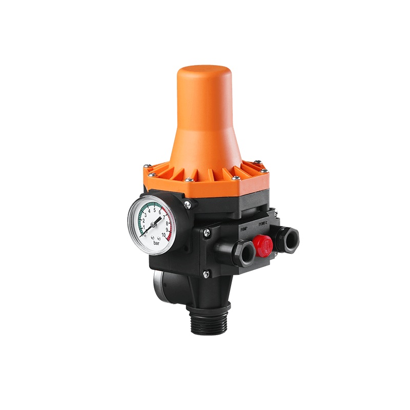 EPC-3 Controlador de presión de bomba de agua automático de entrada y salida de 90 grados interruptor de presión eléctrico de trabajo máximo de 145PSI