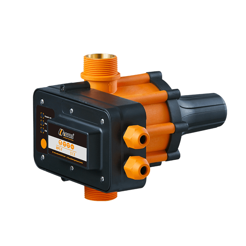 EPC-7 Bomba de reinicio automático de protección inteligente Interruptor de presión Controlador de la bomba de agua en caso de escasez de agua de 2,2kW 1,25/1,5 pulgadas