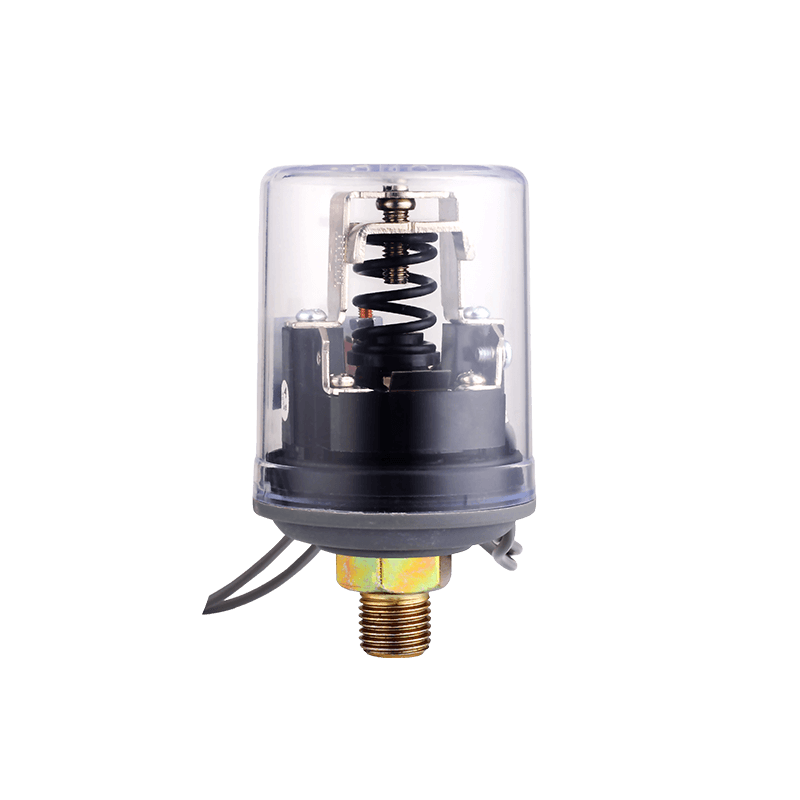 KRS-2 Interruptor de presión de tamaño pequeño de doble contacto, Controlador de presión de bomba de agua de 110-240V